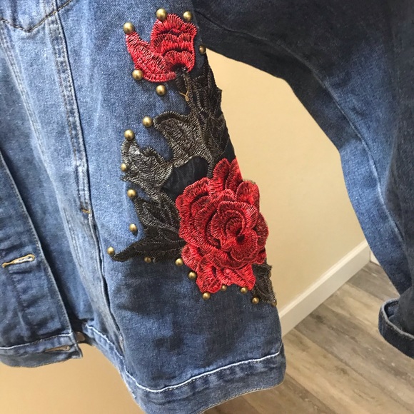 Plus Size Jean Jacket - Picture 2 of 4